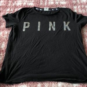 PINK VS bling shirt sz large